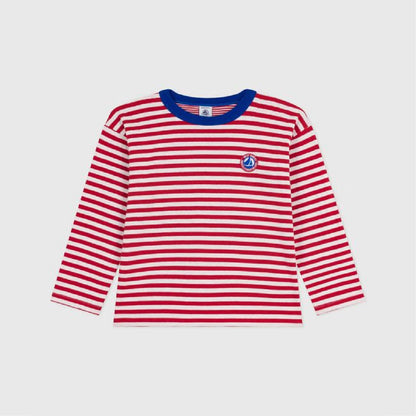 t-shirt lange mouw, pompei - PETIT BATEAU