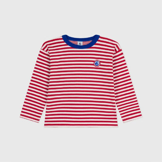 t-shirt lange mouw, pompei - PETIT BATEAU