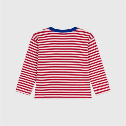 t-shirt lange mouw, pompei - PETIT BATEAU