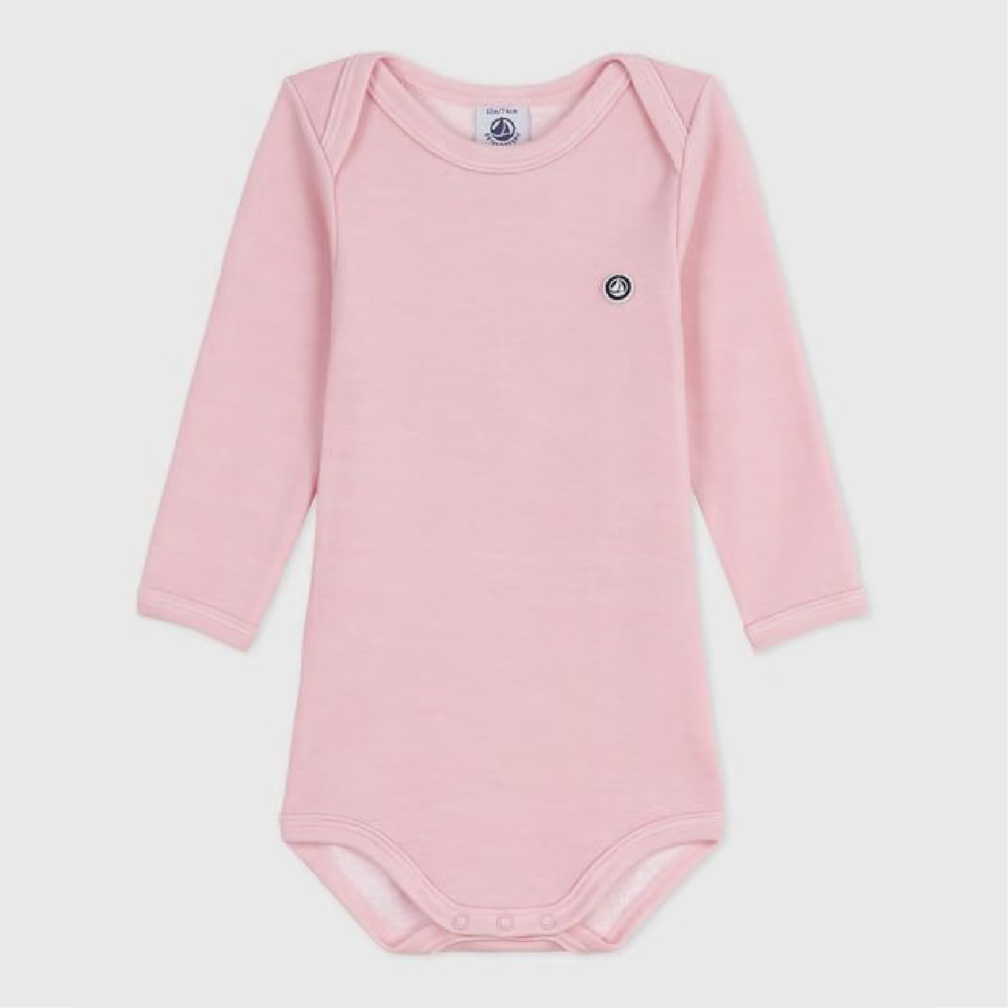 body lange mouw wol, saline - PETIT BATEAU