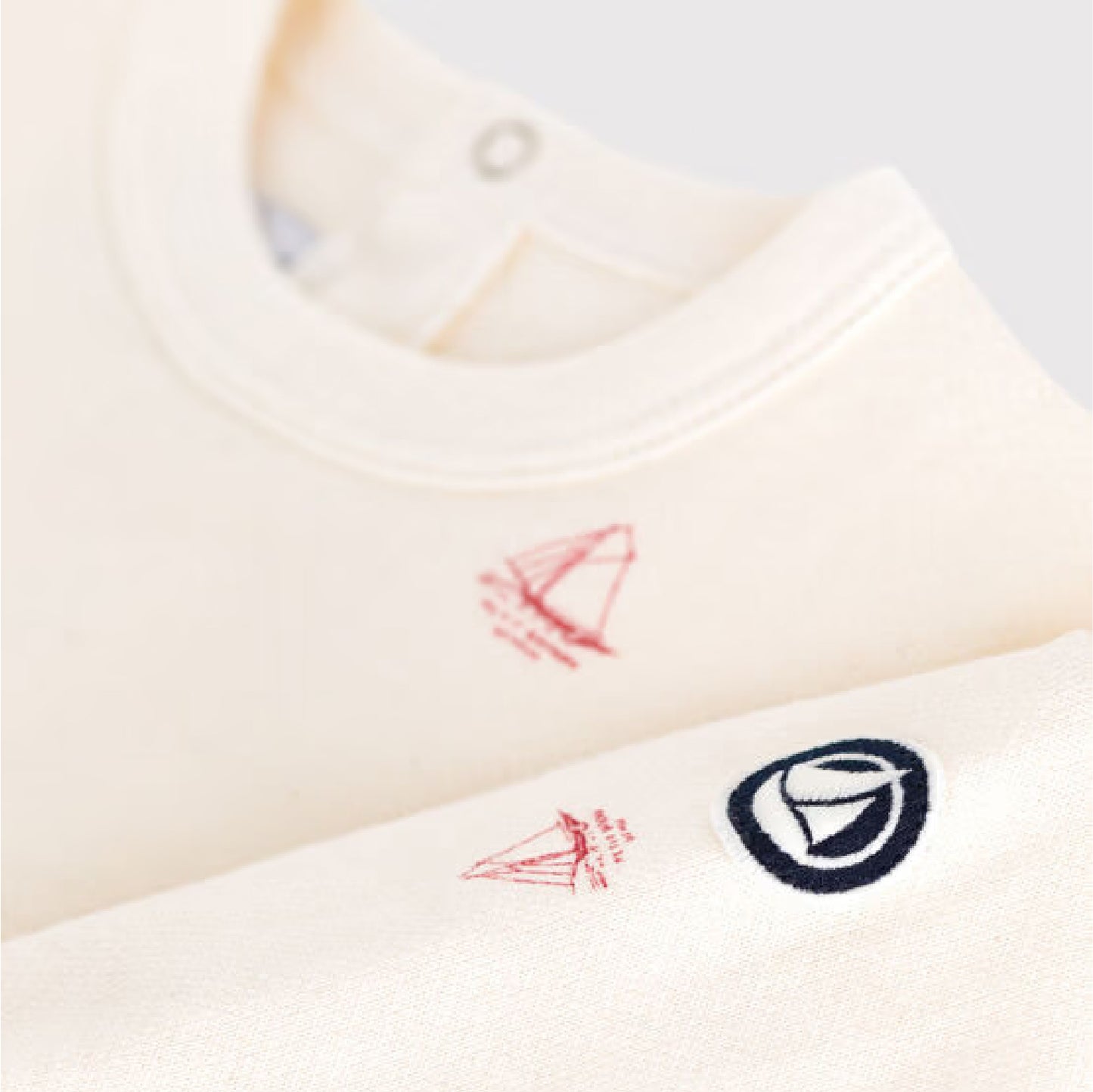 sweater katoen, bootprint - PETIT BATEAU