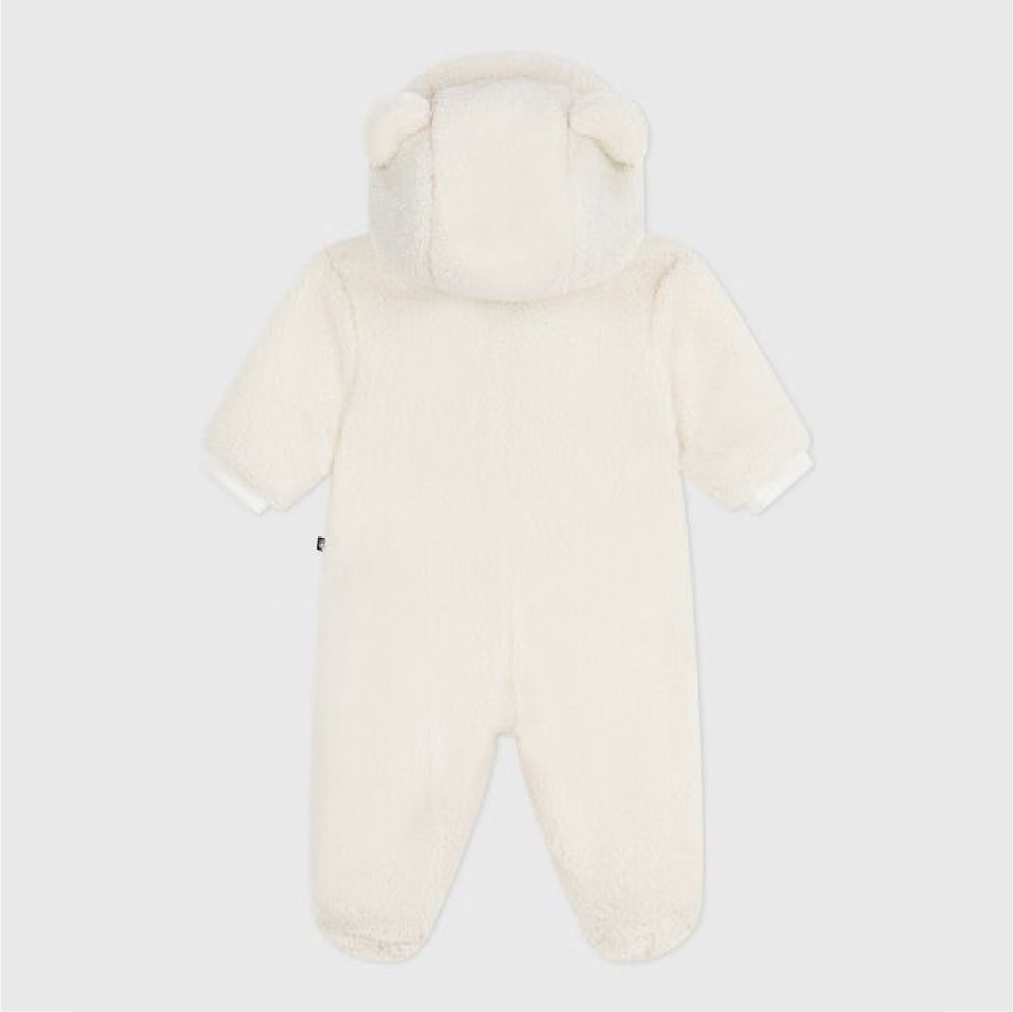 buitenpak met oortjes sherpa, milk - PETIT BATEAU
