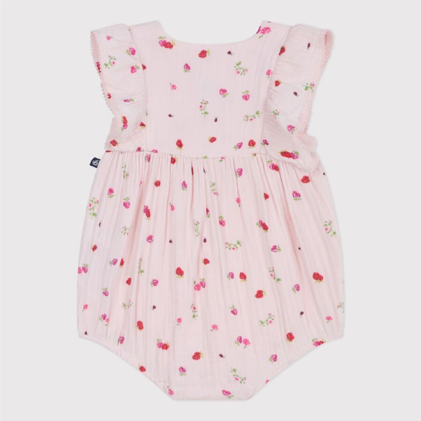 barboteuse, aardbeiprint - PETIT BATEAU