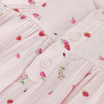barboteuse, aardbeiprint - PETIT BATEAU