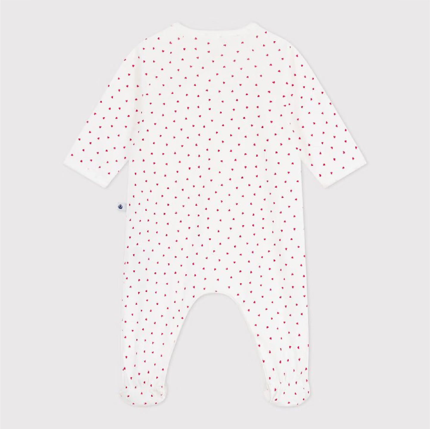 katoenen pyjama, hartjesprint - PETIT BATEAU
