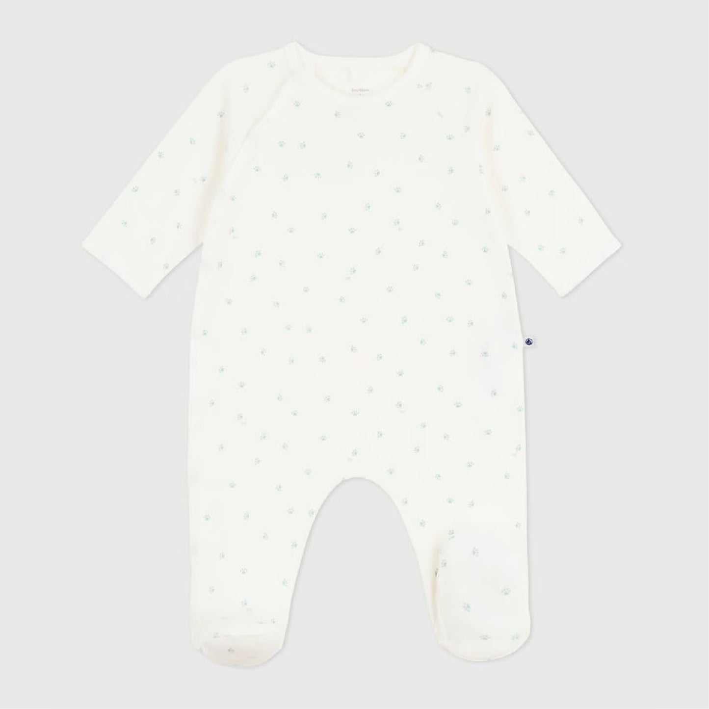 katoenen pyjama, pootjesprint - PETIT BATEAU