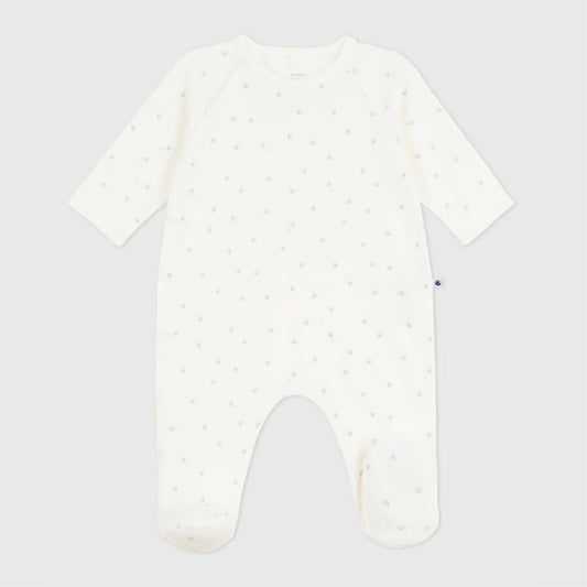 katoenen pyjama, pootjesprint - PETIT BATEAU