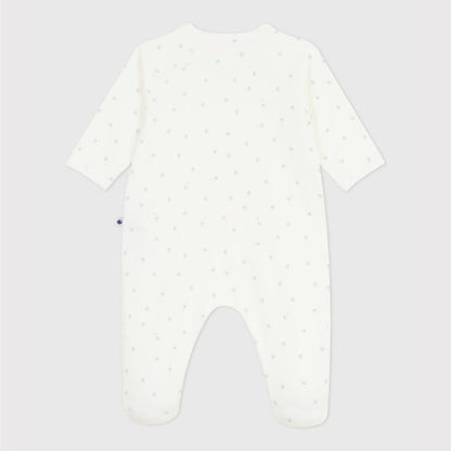 katoenen pyjama, pootjesprint - PETIT BATEAU