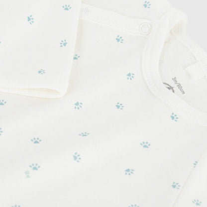 katoenen pyjama, pootjesprint - PETIT BATEAU