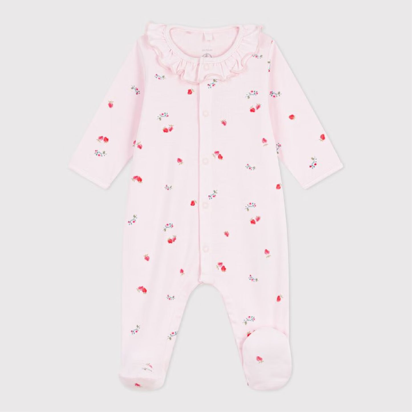 pyjama katoen, aardbeiprint - PETIT BATEAU