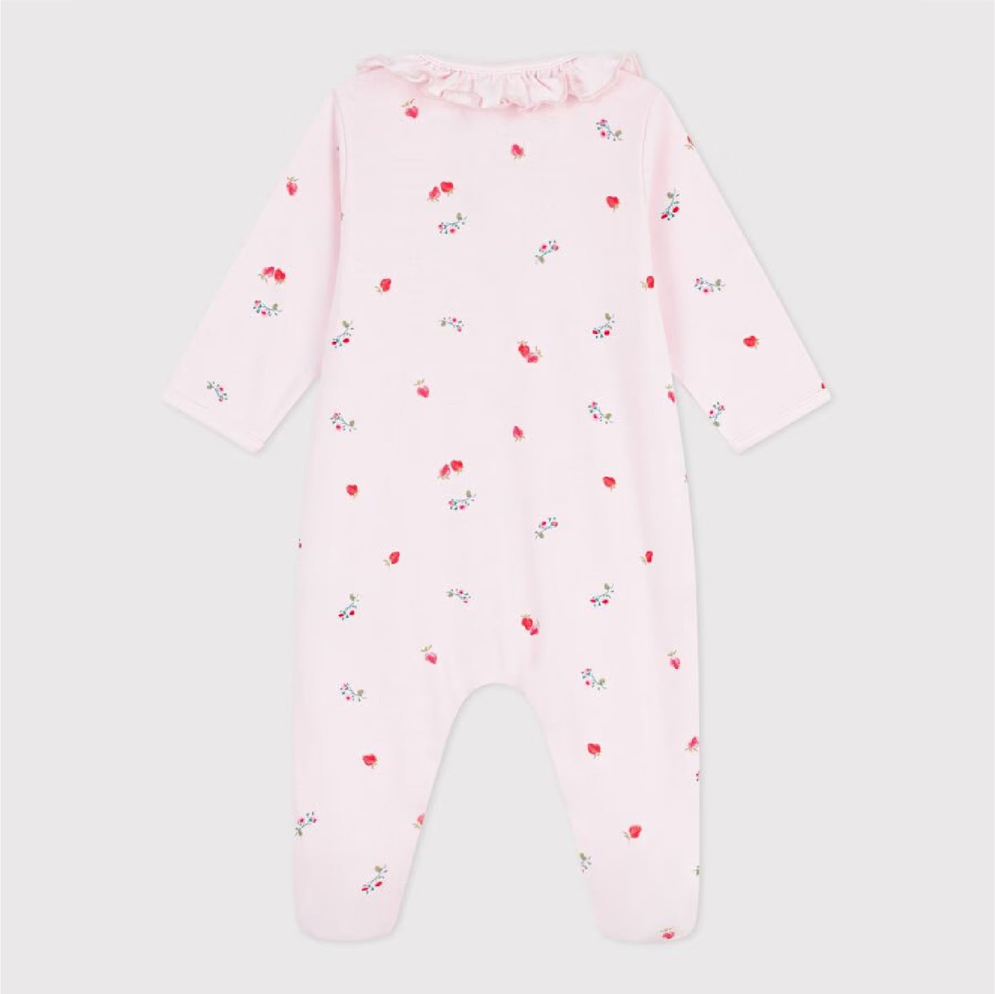 pyjama katoen, aardbeiprint - PETIT BATEAU