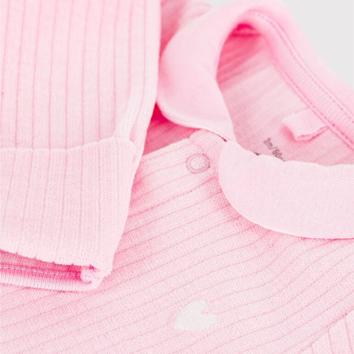 pyjama fluweel, roze - PETIT BATEAU