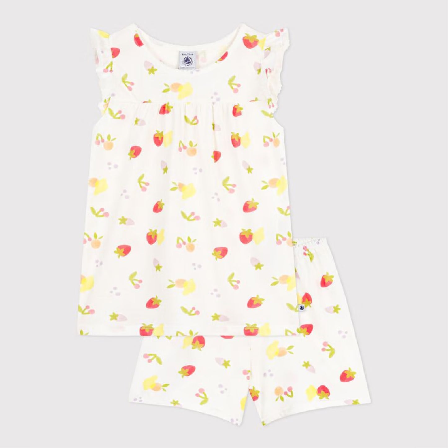 kinderpyjama katoen, fruit - PETIT BATEAU