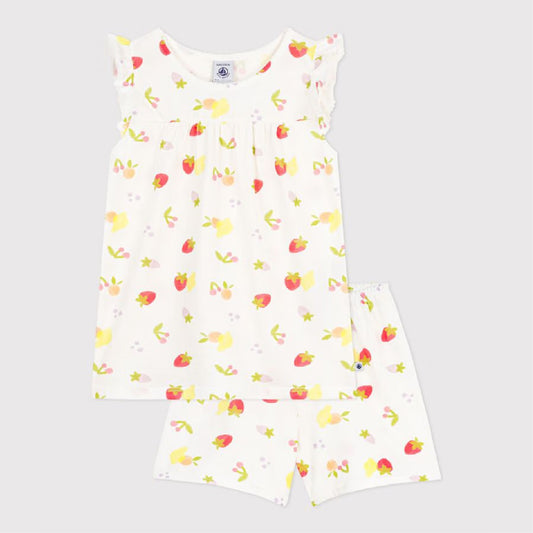 kinderpyjama katoen, fruit - PETIT BATEAU