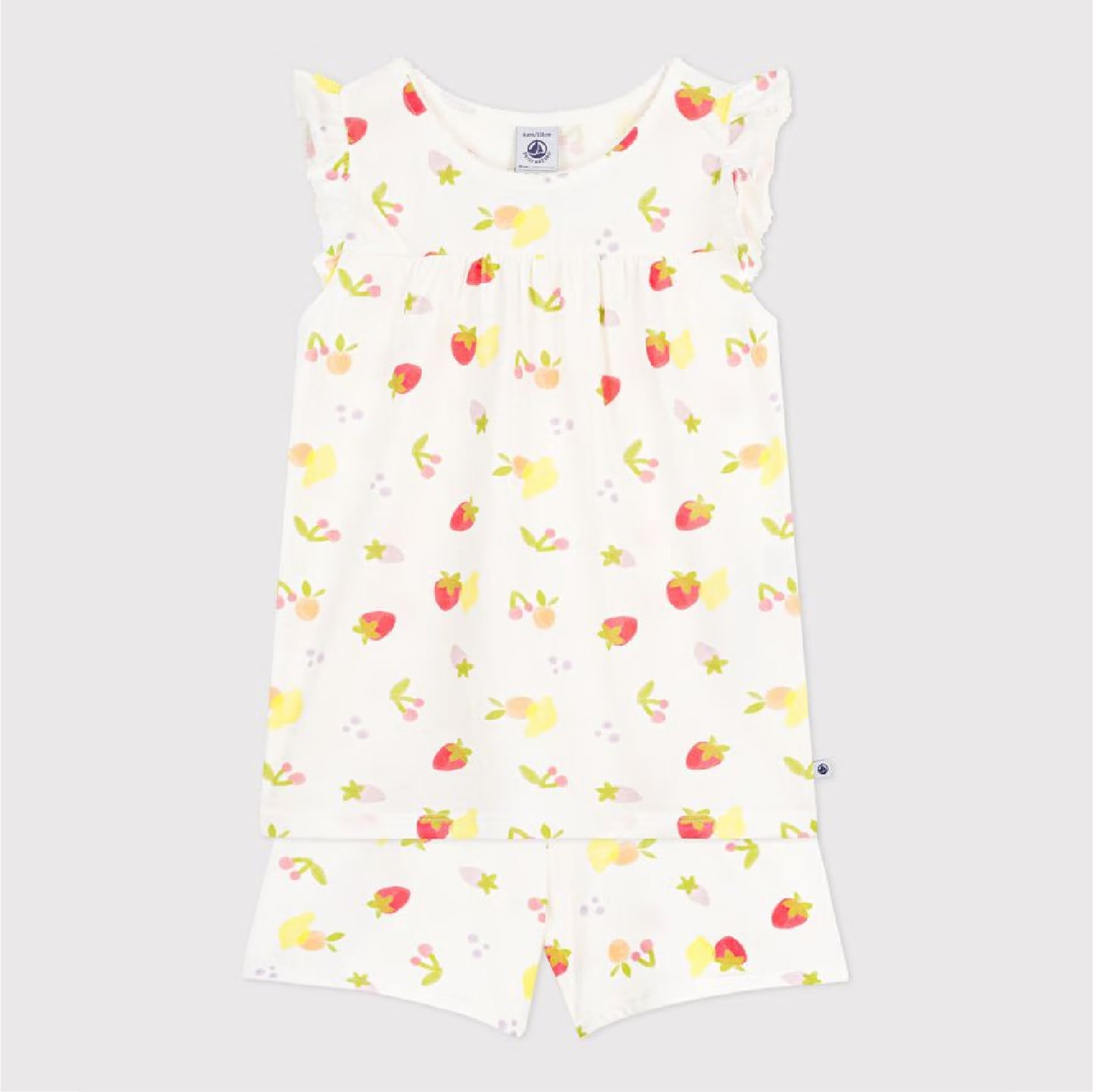 kinderpyjama katoen, fruit - PETIT BATEAU