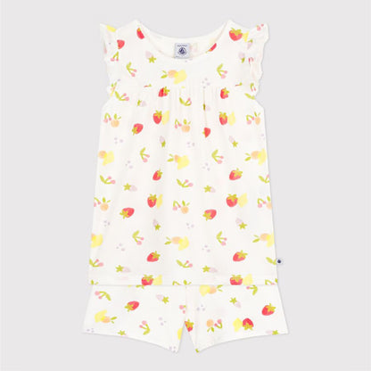 kinderpyjama katoen, fruit - PETIT BATEAU