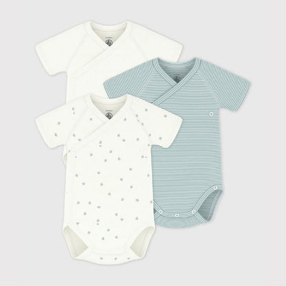 body korte mouw, pootjesprint - PETIT BATEAU