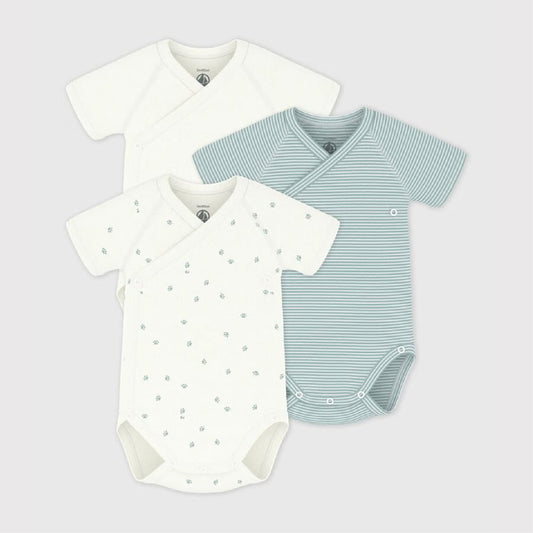 body korte mouw, pootjesprint - PETIT BATEAU