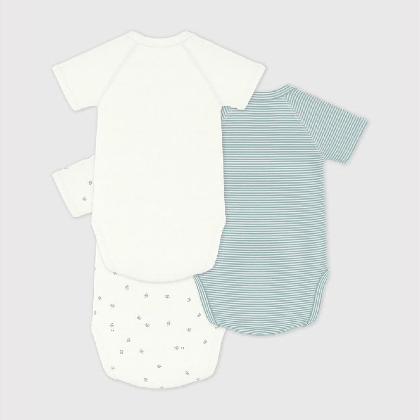 body korte mouw, pootjesprint - PETIT BATEAU