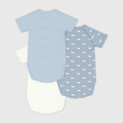 body korte mouw, walvis - PETIT BATEAU