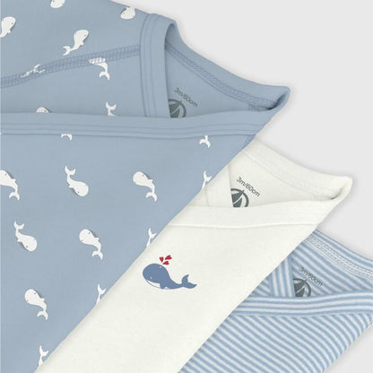 body korte mouw, walvis - PETIT BATEAU