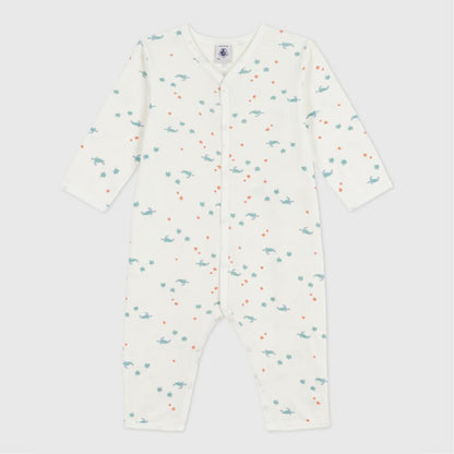 pyjama katoen, sea turtle - PETIT BATEAU