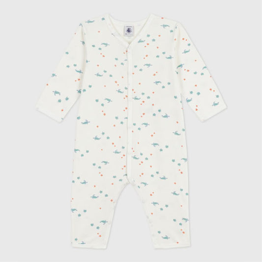 pyjama katoen, sea turtle - PETIT BATEAU