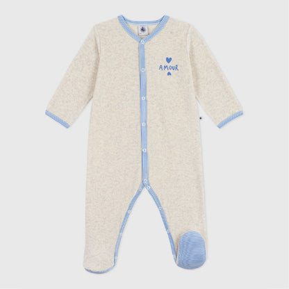 pyjama fluweel, amour - PETIT BATEAU