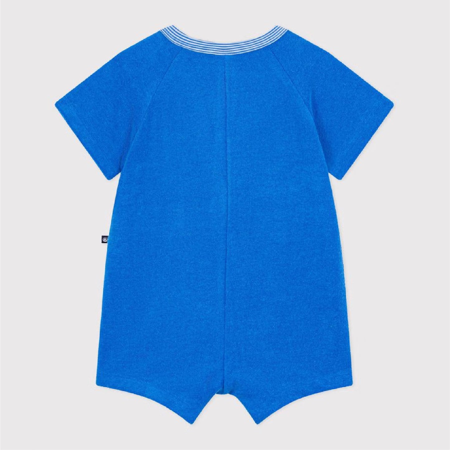 jumpsuit badstof, blue - PETIT BATEAU