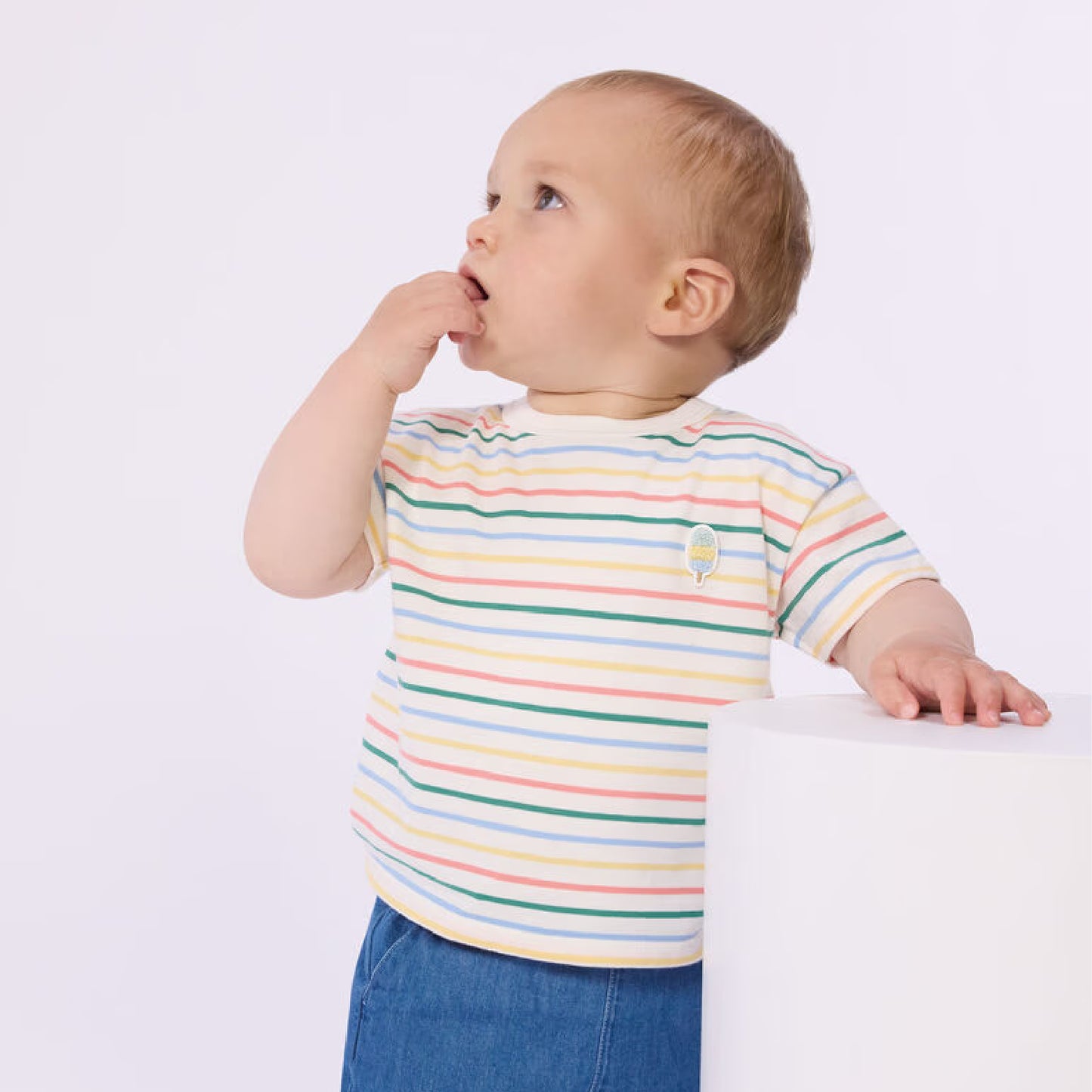 t-shirt korte mouw, multicolor - PETIT BATEAU