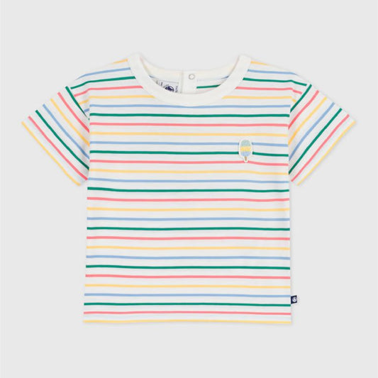t-shirt korte mouw, multicolor - PETIT BATEAU