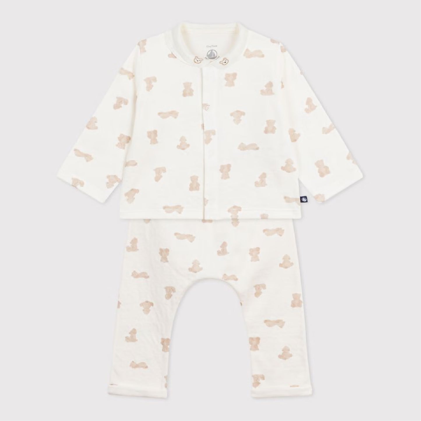broek + shirt + body, beertje - PETIT BATEAU