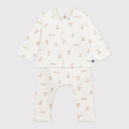 broek + shirt + body, beertje - PETIT BATEAU