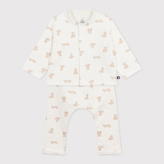 broek + shirt + body, beertje - PETIT BATEAU