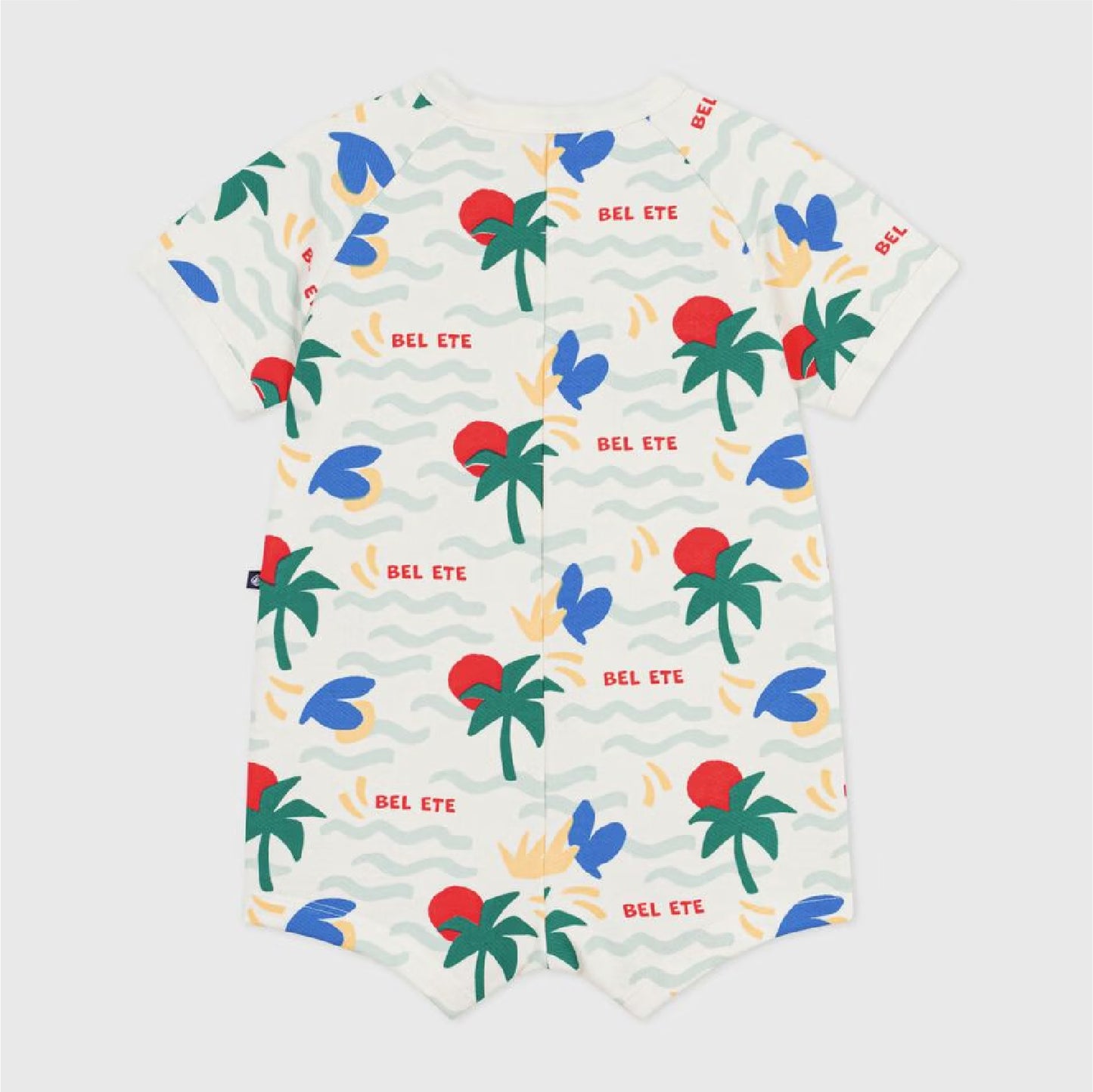 jumpsuit katoen, palmtree - PETIT BATEAU