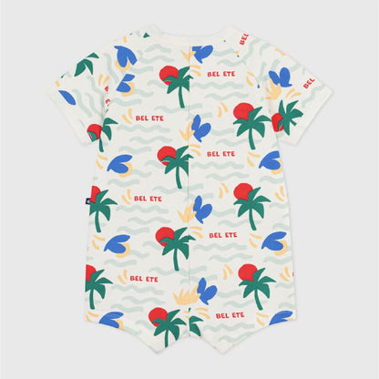 jumpsuit katoen, palmtree - PETIT BATEAU