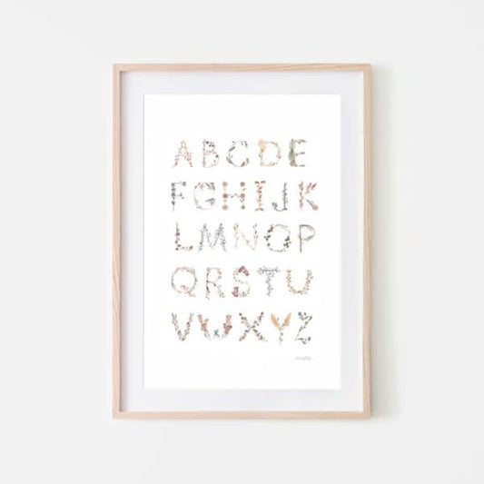 poster alfabet L - MUSHIE