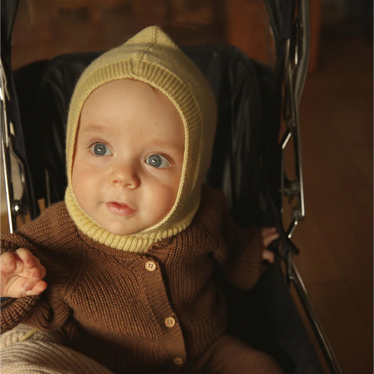 balaclava eddy, light yellow - HVID