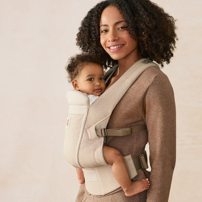 draagzak omni lite mesh, natural beige - ERGOBABY