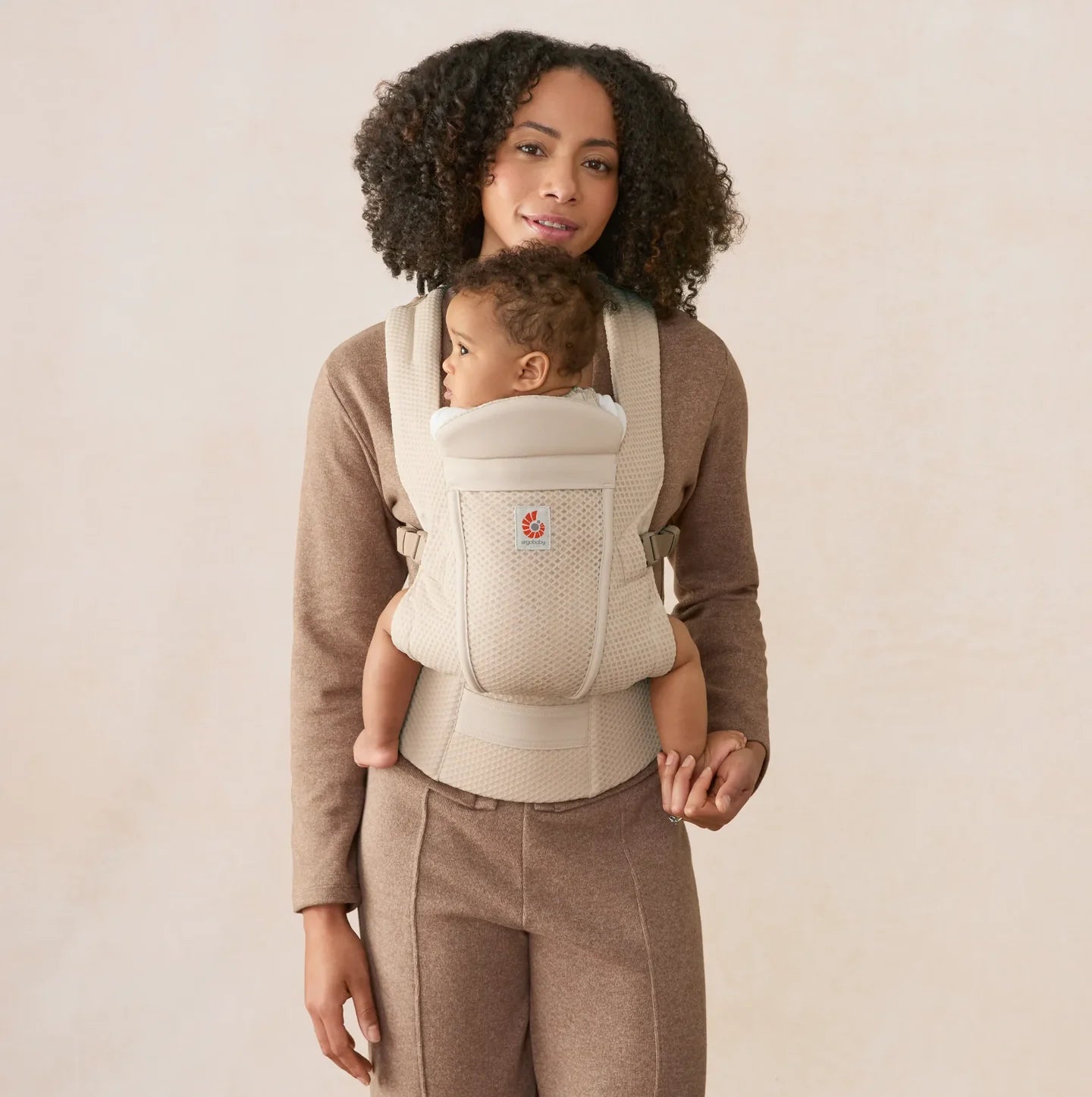 draagzak omni lite mesh, natural beige - ERGOBABY