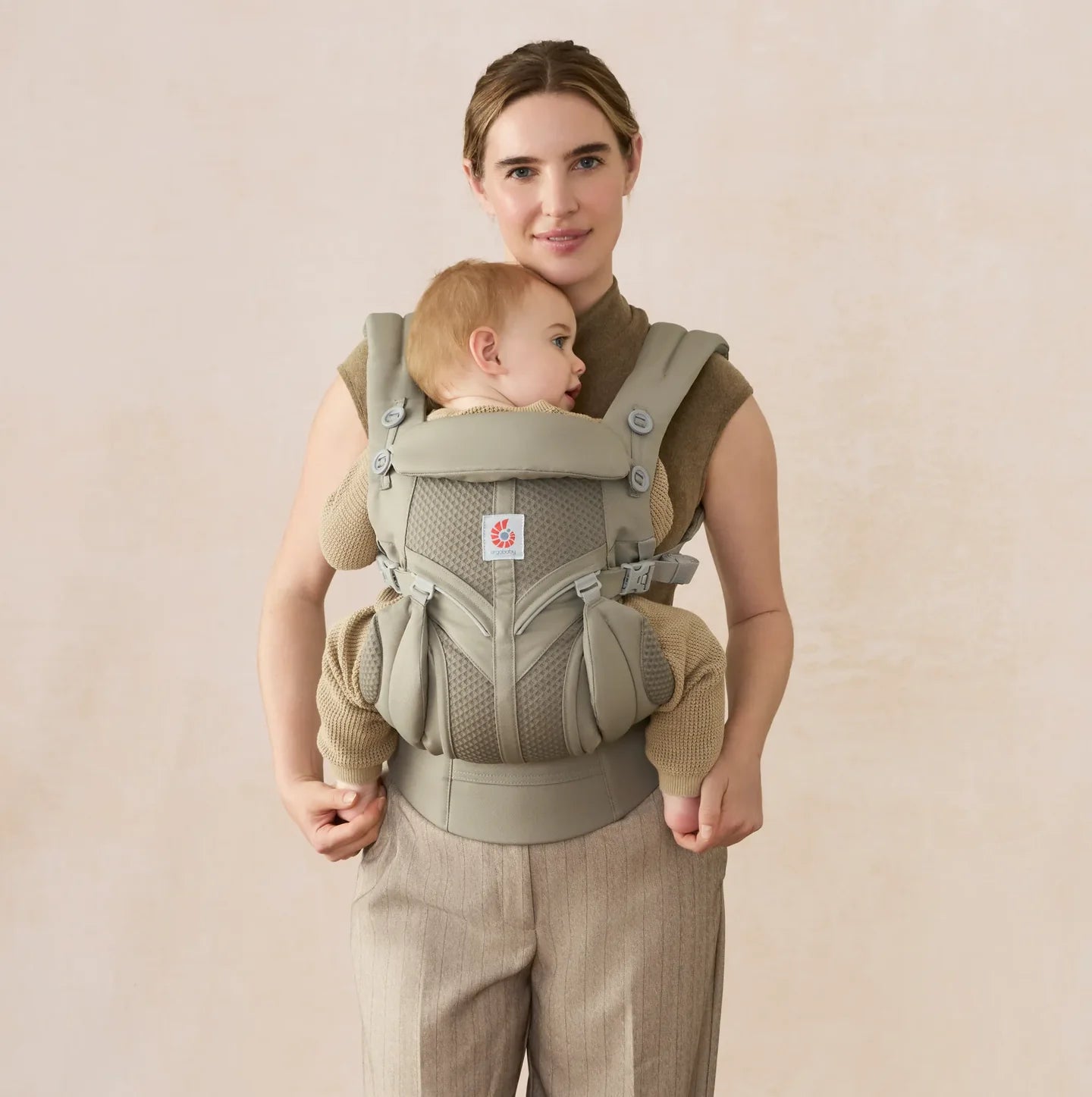 draagzak omni classic mesh, soft olive - ERGOBABY