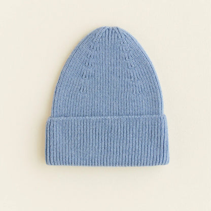 beanie fonzie, light blue - HVID