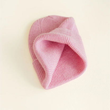 beanie fonzie newborn, cotton candy - HVID