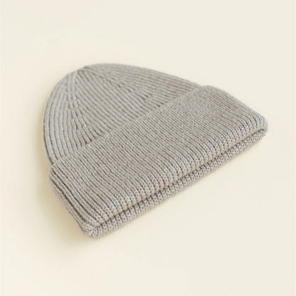 beanie fonzie, pebble - HVID
