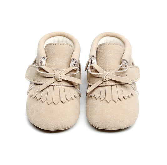 schoentjes little adventurer, beige - BABY MOCS