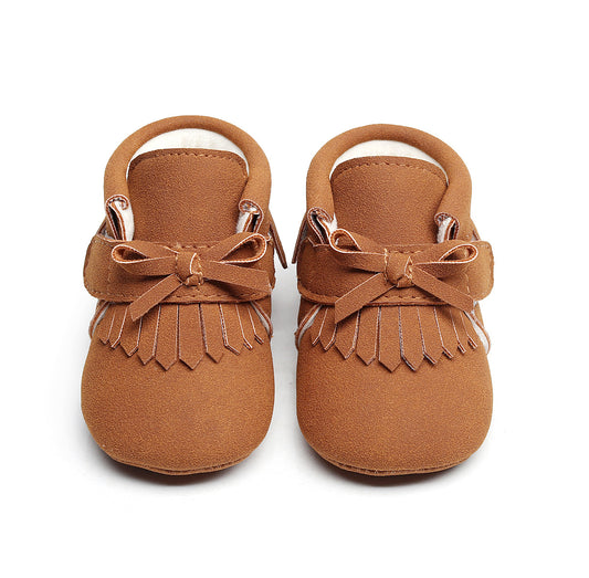 schoentjes little adventurer, brown - BABY MOCS