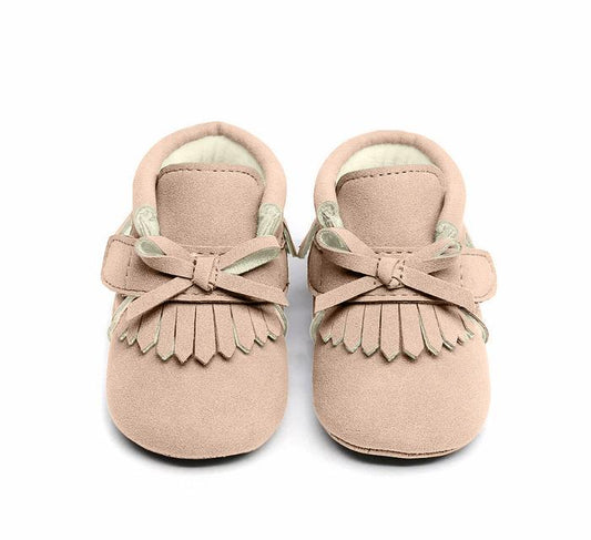 schoentjes little adventurer, dust pink - BABY MOCS