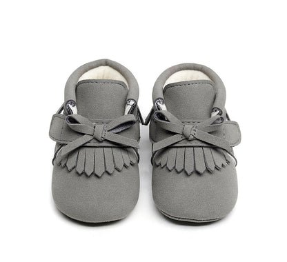 schoentjes little adventurer, grey - BABY MOCS