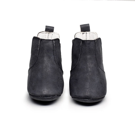 schoentjes little wonderland, black - BABY MOCS