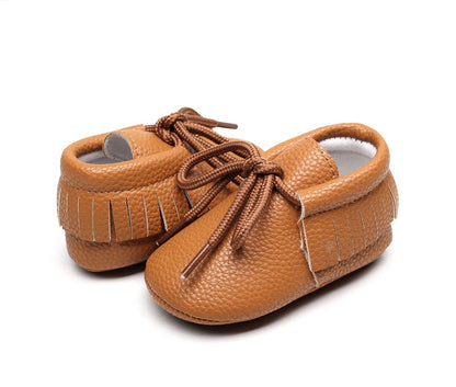 schoentjes little camper, brown - BABY MOCS